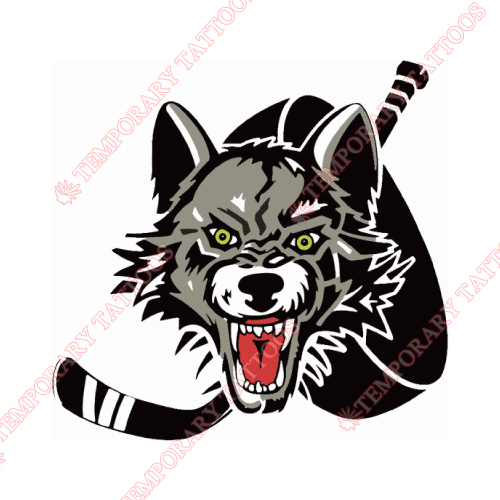 Chicago Wolves Customize Temporary Tattoos Stickers NO.8998